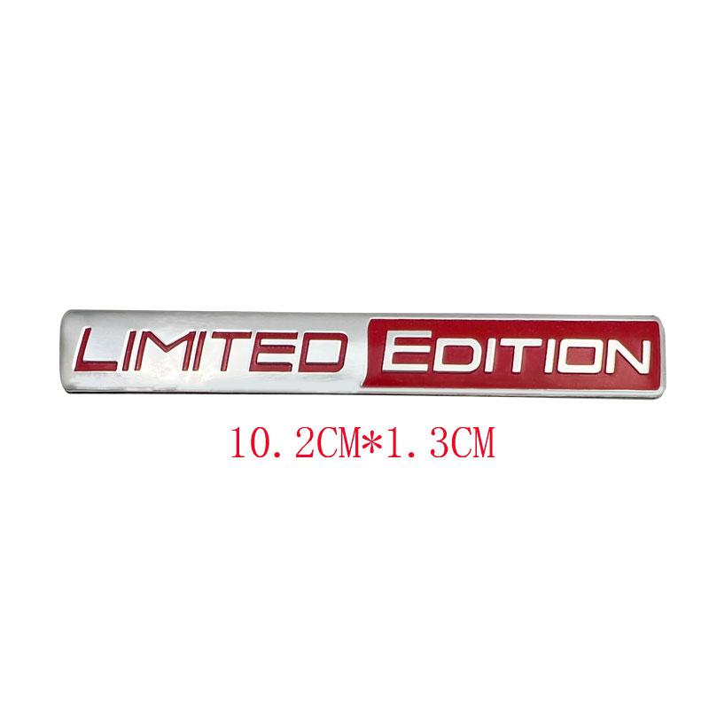 3D Aluminium SCHWARZE EDITION Emblem LIMITIERTE EDITION Abzeichen Autoaufkleber Aufkleber Für Motorrad Auto Auto Innen- und Außenaufkleber