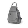 Solid Genuine Leather Women's Backpack: Fashionable, Casual, Lightweight, Multifunctional for Commuting and Travel