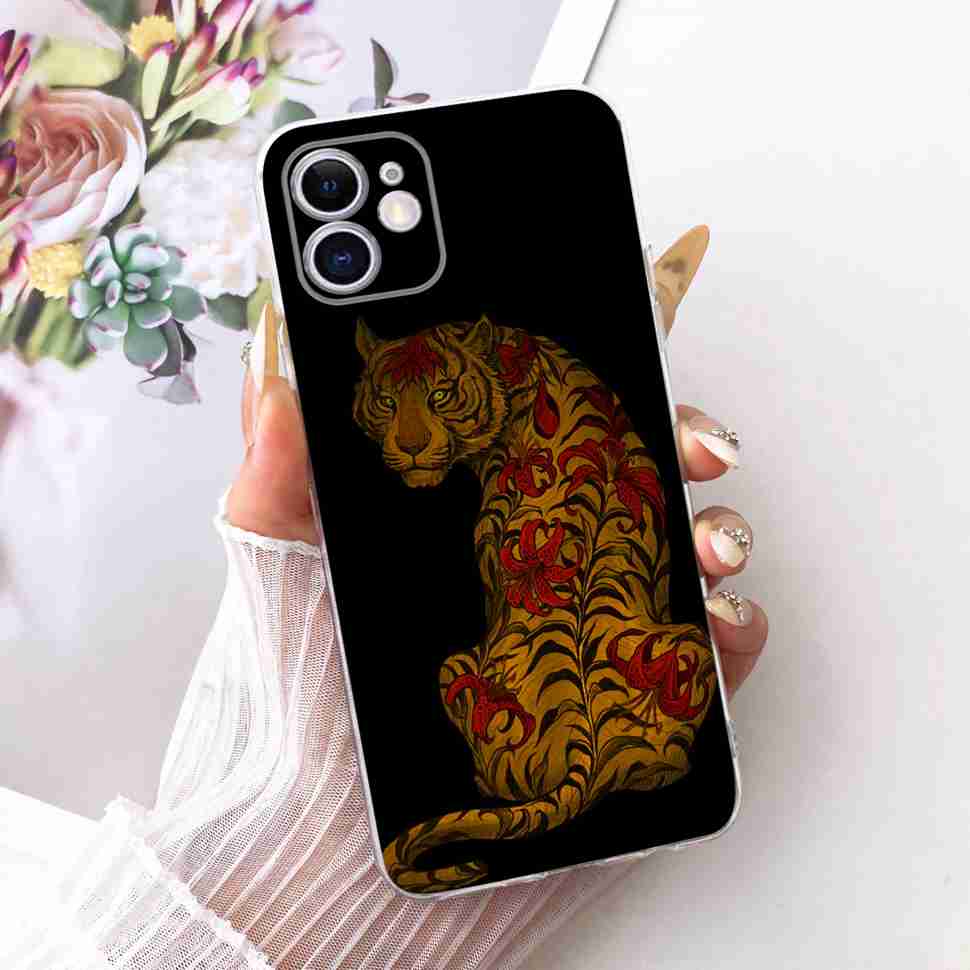 Case For iPhone 11 iPhone11 Cute Cat Dragon Flower Casing Soft Silicone Phone Back Cover For Apple iPhone 11 Pro 11Pro Fundas