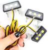 Motorcycle LED License Plate Light Motorcycle Modification License Plate LED Light Waterproof Motorcross License Plate Lamp 12v