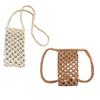 Crochet Woven Purse Bag Beach Tote Handwoven Cell Phone for Women