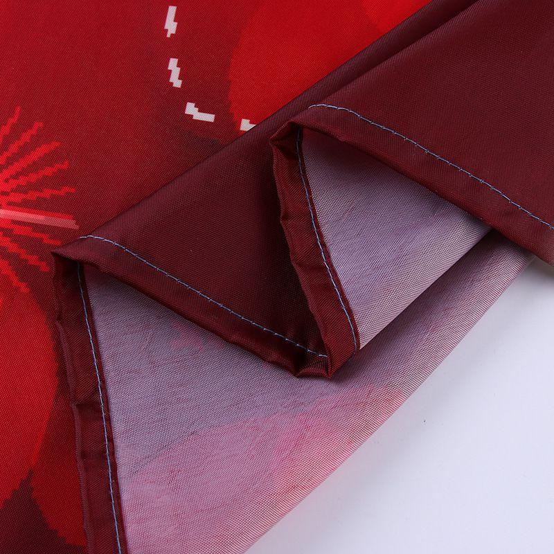 1pc Shower Christmas Curtain Waterproof Printing Santa Claus 3d Cloth Decor Home