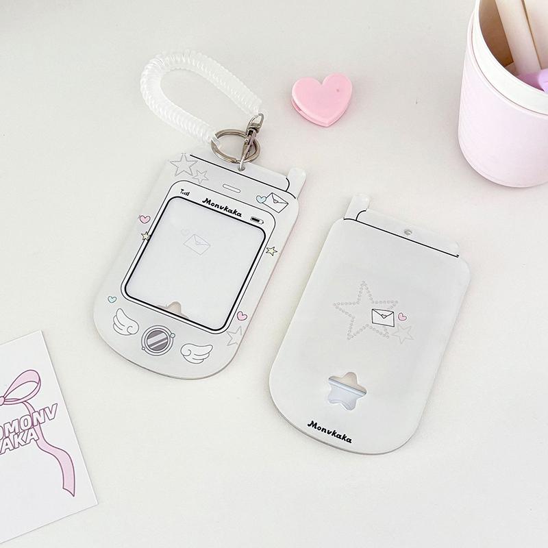 

Акриловый брелок в форме мобильного телефона, 3 дюйма, 1 дюйм, держатель для фотокарточек, брелок для ключей, держатель для фотокарточек айдола, подвеска для сумки, школьные канцелярские товары серый