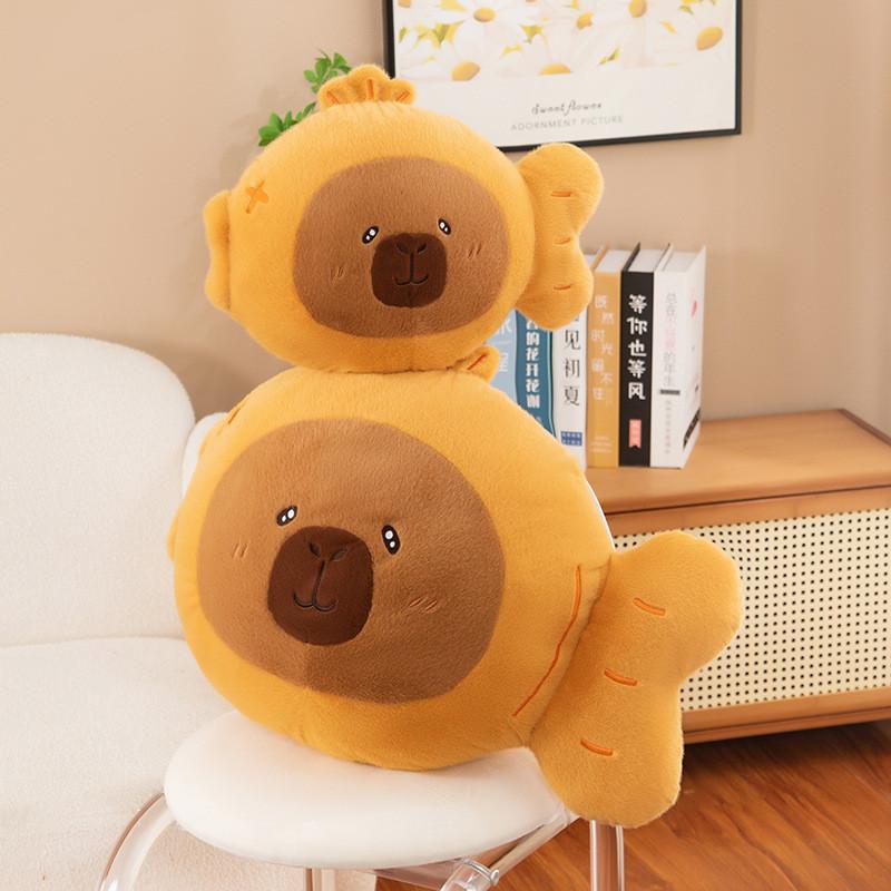 Capybara Taiyaki Plush Toy Cute Cartoon Children Holiday Gift Cuddle Soft Doll