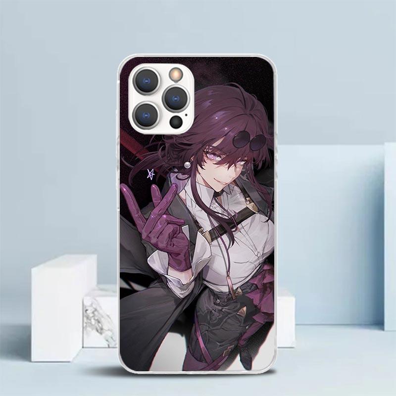 Honkai Star Rail Kafka Soft Cover for iPhone 16 17 Air 15 14 Pro Max 16E Phone Case 13 Mini 12 11 7 SE 8 Print Pattern Fit Cases