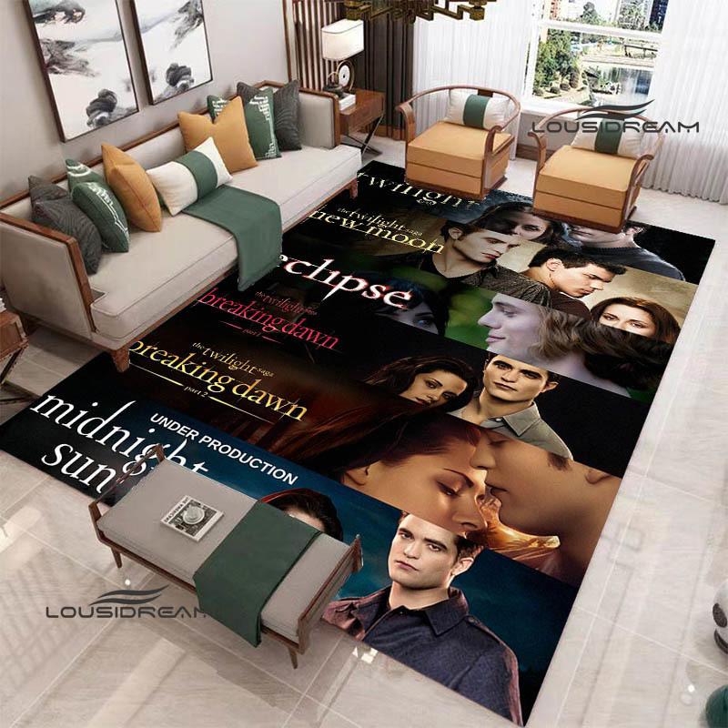 The Twilight Saga printed carpet Living room bedroom non-slip carpets Yoga mat Outdoor carpet kawaii rug birthday gift