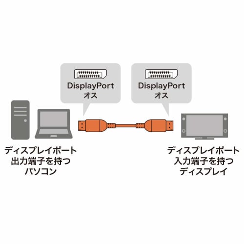 Sanwa Supply DisplayPort Cable 3m (Ver1.4) KC-DP1430
