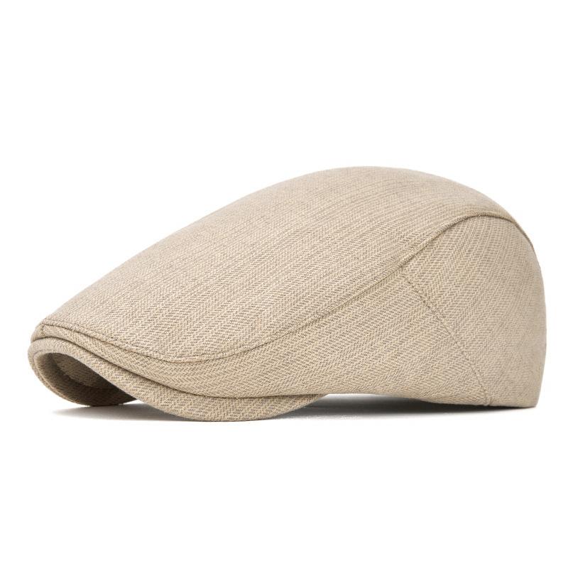 

Берет Мужской Осенне-Зимний Теплый Восьмиугольный Кепка Британская Кепка Вперед Кепка Газетчика Style1 бежевый