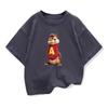 Potdemiel Cartoon Alvin and The Chipmunks T Shirt Kid Tee Girl Clothing Boy Top Teenage Cute Children's Clothes 2-12 Years