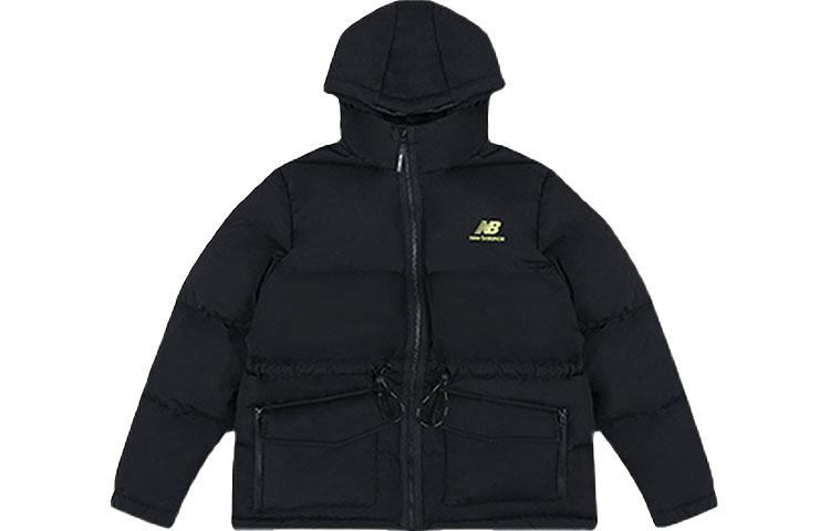 New Balance Down Jackets Women s Black Hooded Moderate Other AWJ14369-BK L