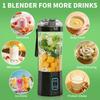 Portable Blender for Making Smoothies, 24 Oz Cordless Personal Juicer/protein Shaker Cup, BPA-free, Leak-proof Lid, Rechargeable.