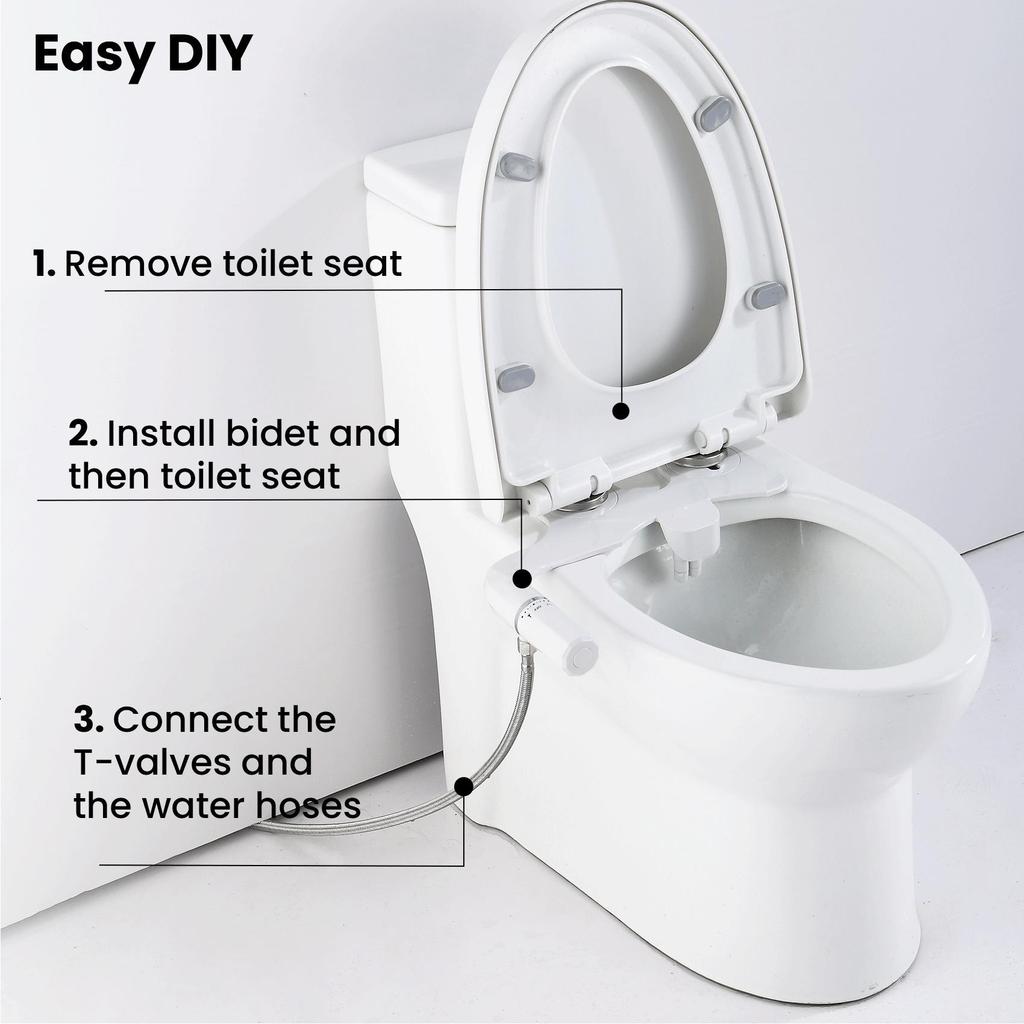 Dual Nozzle Smart Bidet for Home