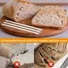 8 Stainless Steel Bread Cutting Knife Replacement Blades Equipped with Screws and Screwdrivers Serrated Bread Replacement Blades