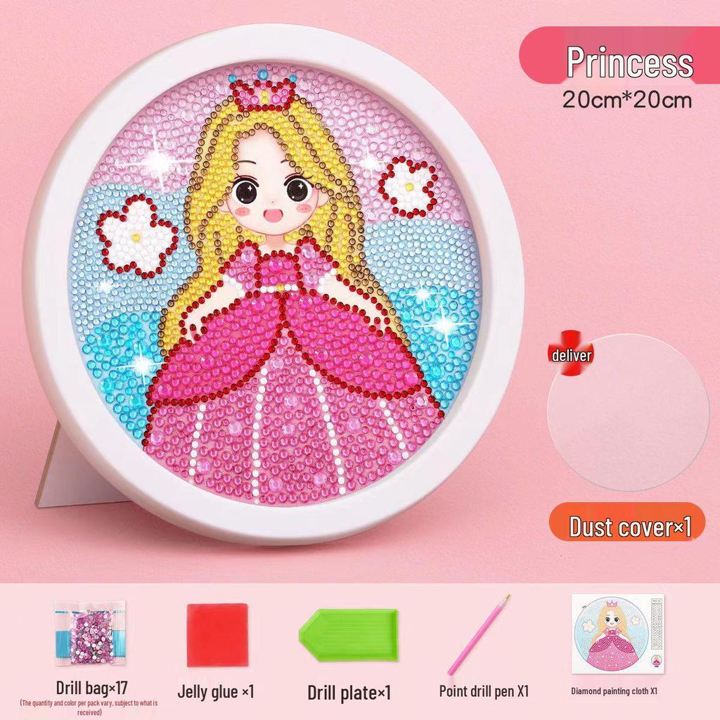 Nouveau Sticker Strass DIY 2024 Peinture Diamant Jouet pour Enfants - Kit Créatif pour Filles