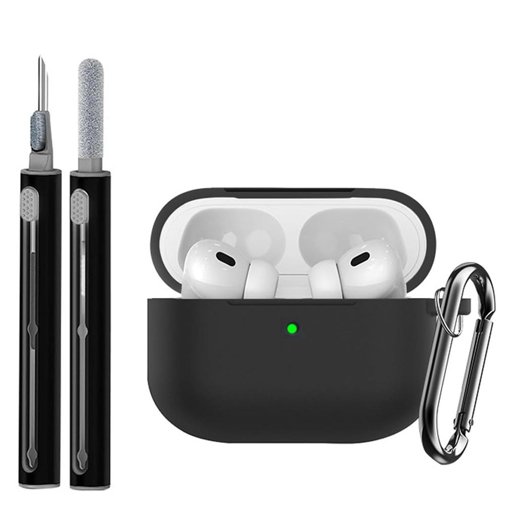 Silicone Case For AirPods Pro 3 Shockproof Waterproof Earphone Case Accessories for AirPods Pro 3rd Generation with Cleaning Kit