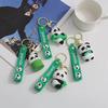 Cartoon China-Chic Bamboo Panda Key Chain Couple Backpack Pendant Car Doll Machine Small Gift