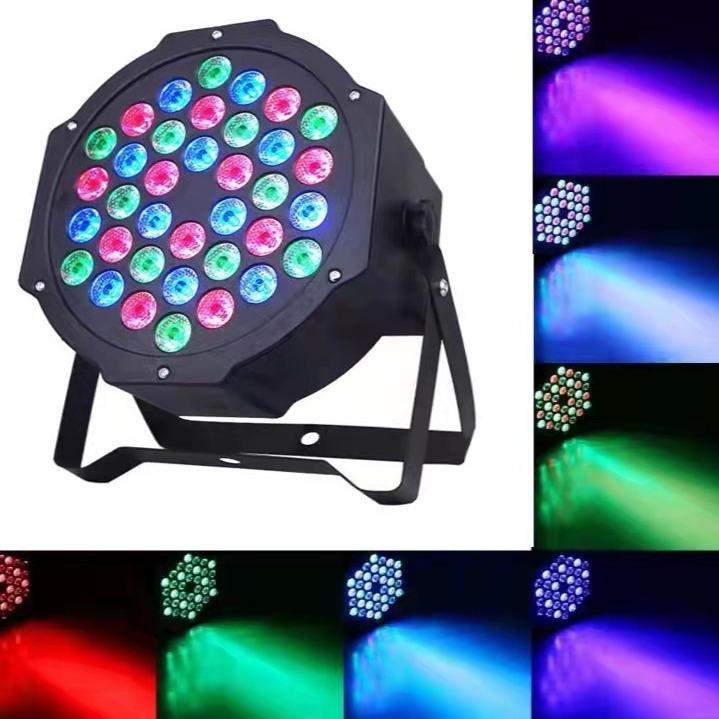 36-Color Sound-Activated Stage Lights for KTV, Bars, Weddings, and Performances - Atmosphere-Enhancing Par Lights