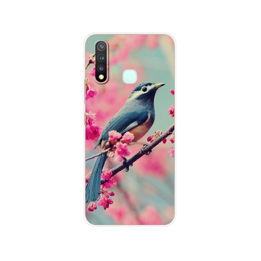 Dla Vivo Y19 Case 6.53 ''miękki TPU silikonowy pokrowiec dla Vivo Y19 Y 19 VivoY19 Case tylna obudowa telefonu zderzak ochronny Shell Bag Coque