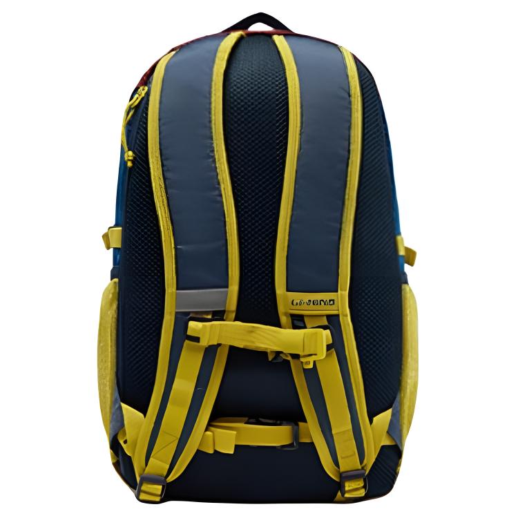 Li Ning Sports Lifestyle Series Color Block Design Nylon Backpack Unisex Backpack Orange Multicolor YBSV031-2