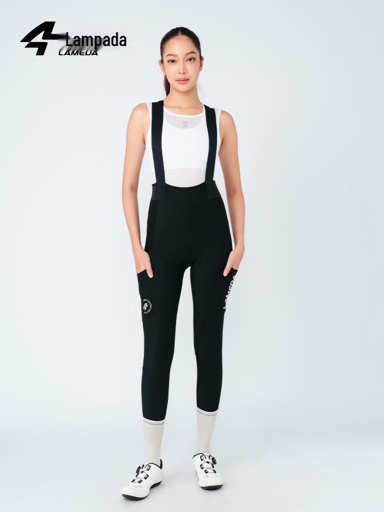 

Женский флисовый велокомбинезон Lampaida Double Arrow - Осень/Зима с карманами для шоссейного велосипеда Cold Wing M