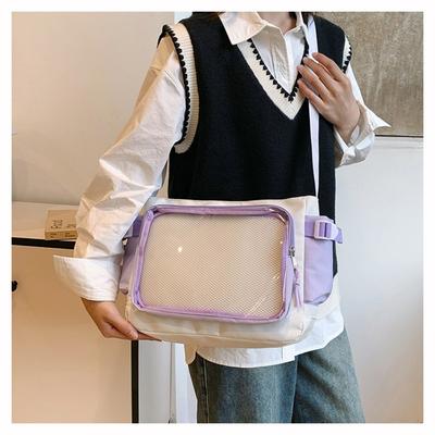 Luxury Designer Shoulder Bag for Women College Style Casual Fashion Transparent Ita Bag Large Capacity Lolita Jk Handbag