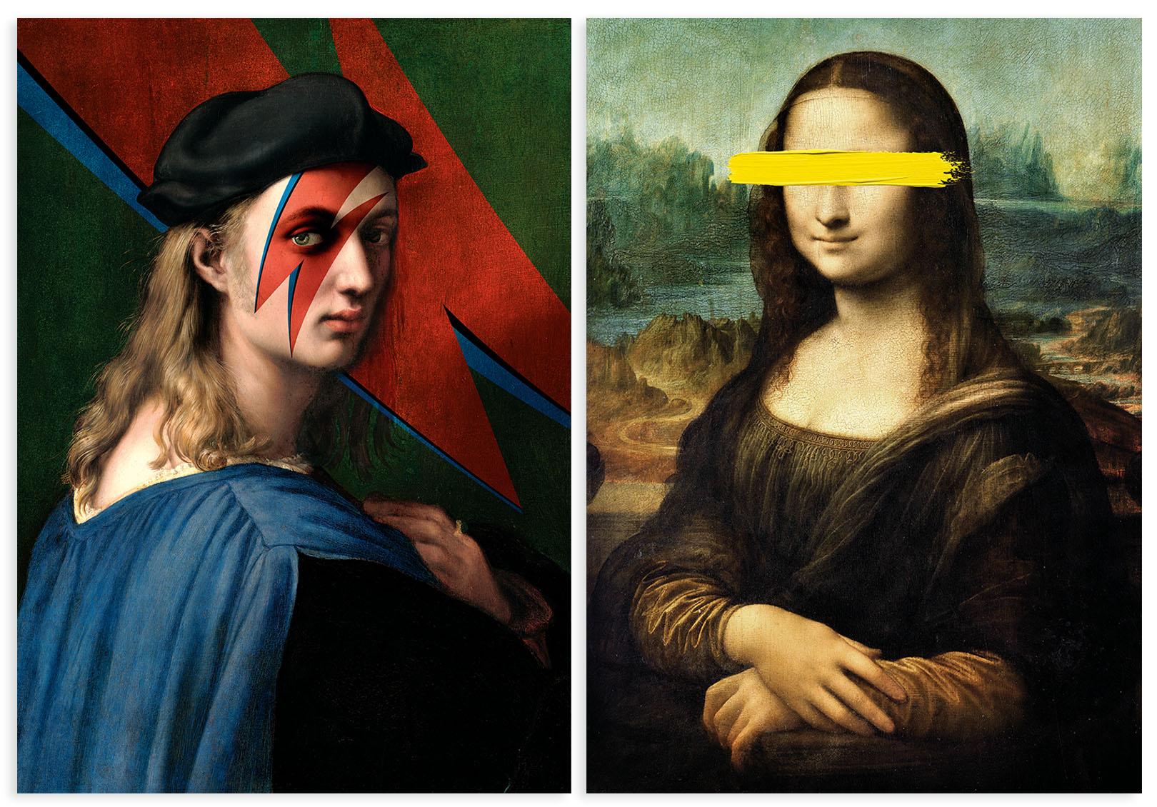 

Набір з двох плакатів Мона Ліза 21x29,7 cm A4