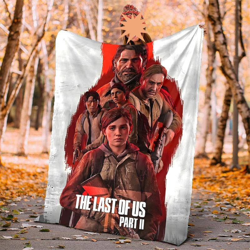Lost Flannel Blanket Soft Warm All-Season Throw, Design for Camping, Car Travel, Hiking Sofa, Bed, Office Perfect Gift for Parties