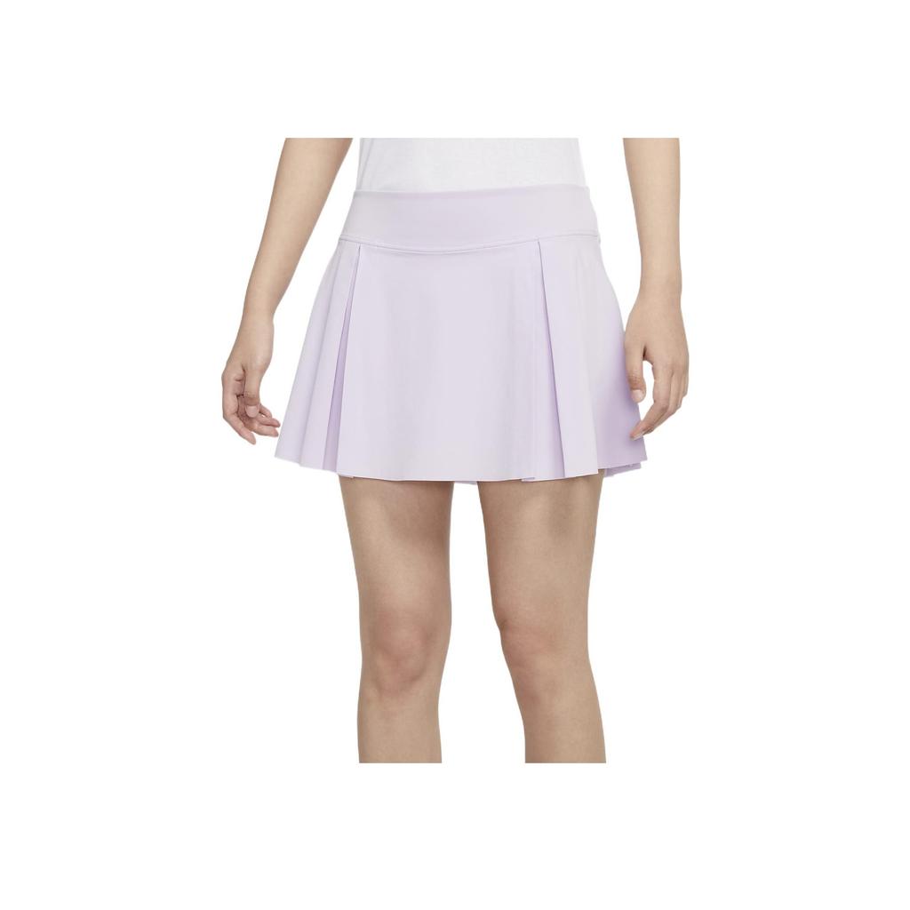 Nike Club Skirt Tennis Sports Solid Color Breathable A-Line Comfortable Casual Skirt Women Skirts Purple DD0342-530