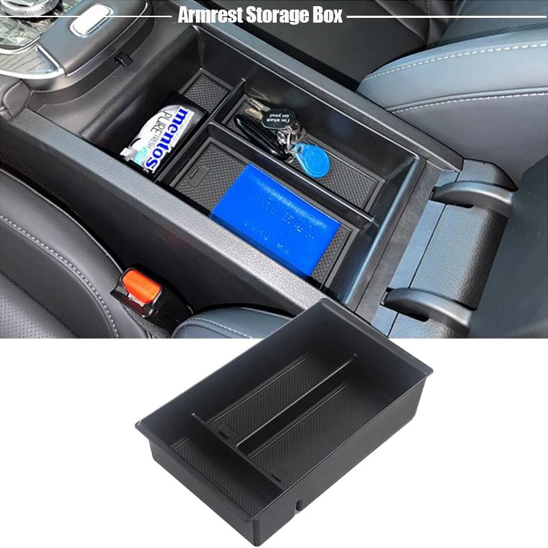 ABS Black Armrest Storage Box For Chery EBRO S700 2024 2025 Central Control Storage Box Car Stowing Tidying Accessories