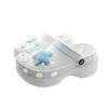 Crocs Classic Platform Clog EVA Star Entertainment Beach Travel Versatile Fashion Trend Hole Shoes Unisex White