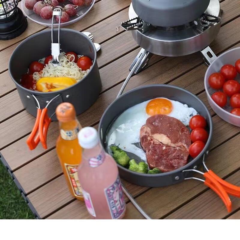 Portable Camping Frying Pan Set