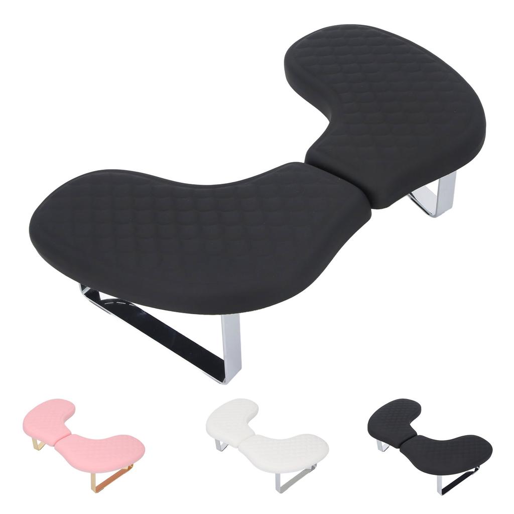 Podpórka pod ramię do paznokci dla stylistki paznokci Odłączana w kształcie U Miękka PU Składana podpórka pod dłoń do manicure do salonu domu