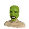 Halloween Grinch Mask, Jim Carrey Latex Green Headgear, Funny Headgear Character Mask