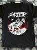 SLEEP DRAGONAUT Album für Doom Metal Band T-Shirt - Strapazierfähiges Lässiges Rundhals-T-Shirt mit Logo & Albumcover, Waschmaschinenfestes Schwarzes Shirt für Doom Meta