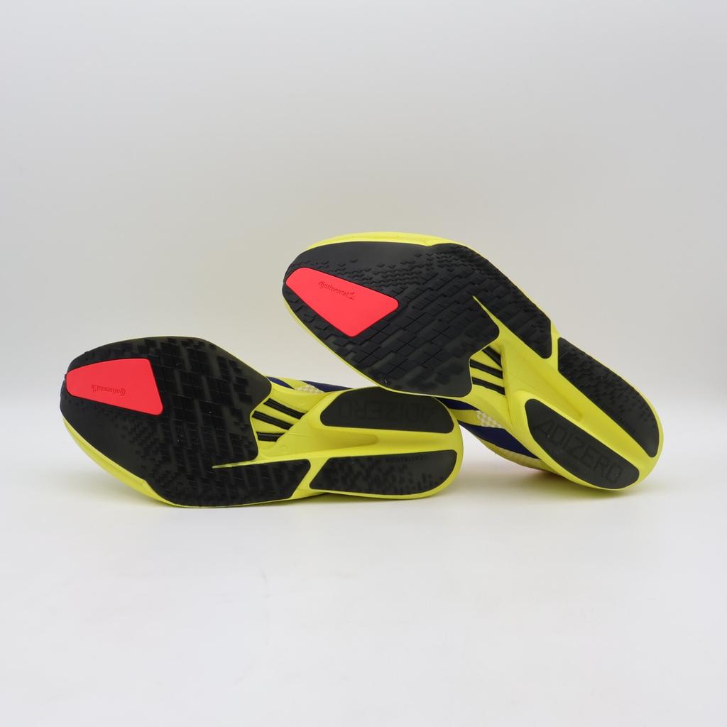JR6373 Adidas Adizero Adios Pro 4 Pure Sulfur Lucid Blue Lucid Red (Men's)