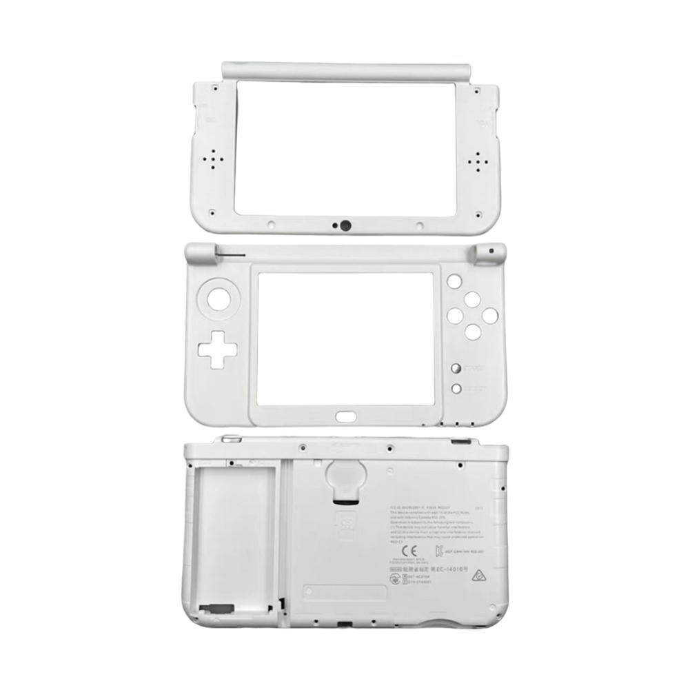 for Nintendo NEW 3DS XL Console Case Upper Top & Middle Plastic Frame Housing Shell Full Replacement Parts Plastic Frame