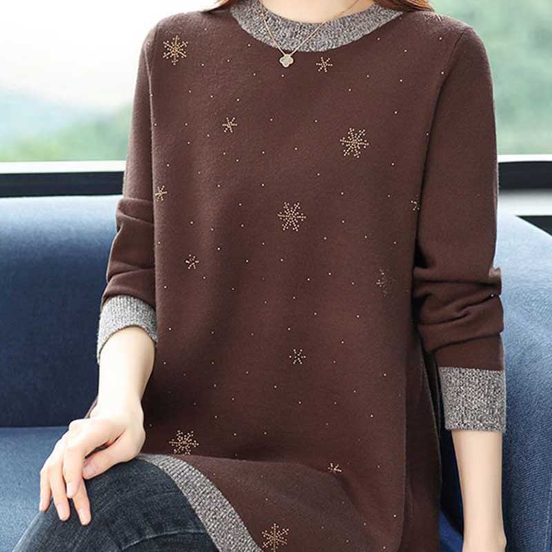 Sweater Pullovers Tops Women Long Sleeves Autumn Winter Blouse Oversized Loose Shirt Slim Pullover Tops