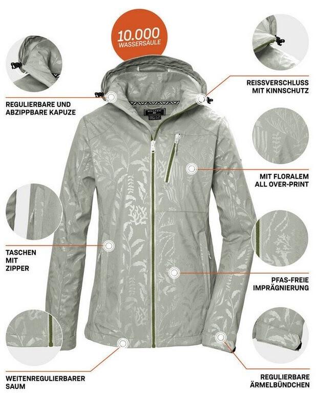 Куртка Killtec Kos WMN Sftshll Jckt flora light sage