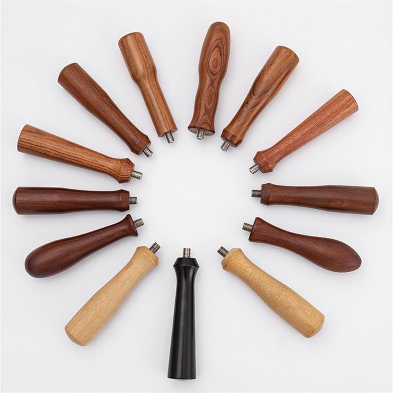 Coffee Solid Wooden Handle M10, Filter Holder Espresso Coffee Machine Tools Accessories For Barista Home
