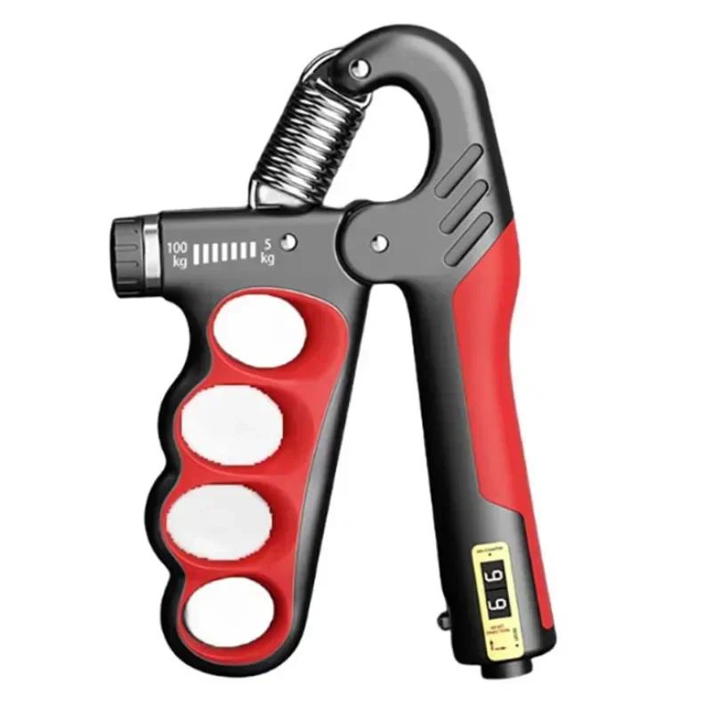 NEW 1PC 5-100KG Electronic Counting Adjustable Grip Strengthener for Rehabilitation Hand Wrist Muscle Strength Recovery Exercise