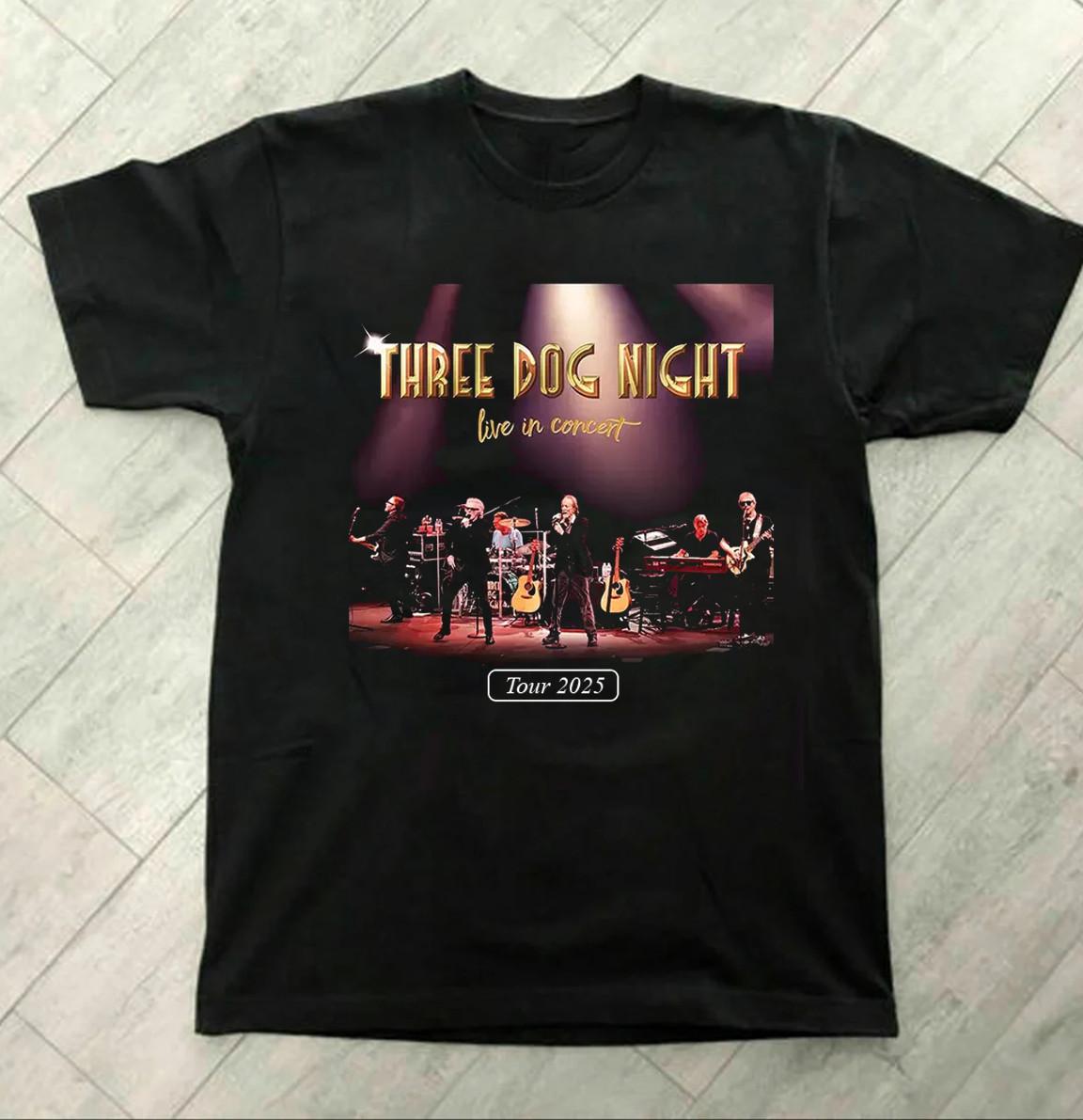 Three Dog Night Band Tour 2025 Gift for Fan Shirt S to 5XL M