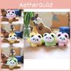 Cartoon Panda Plush Keychain Cute Bag Accessory Soft Plush Toy Charm