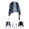 Motorcycle Front Windshield Unbreakable PMMA Panel Front Wind Deflector with Mount Bracket for Scram