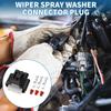A ABSOPRO 3 Pin Wiper Spray Washer Connector Plug Number: