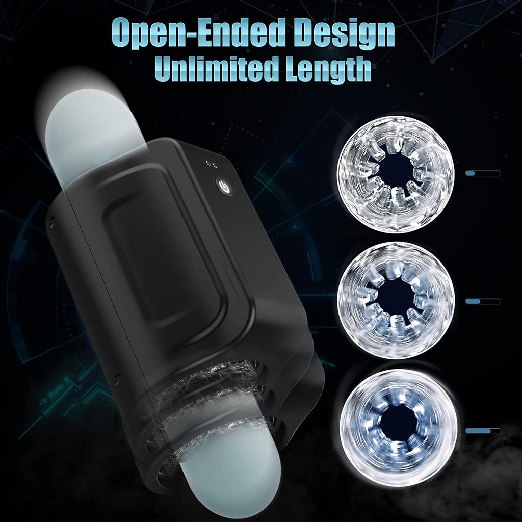 Automatic Rotation Male Masturbator Cup Double Channel Soft Silicone Reality Vagina Masturbation Machine Adult Sex Toys for Men