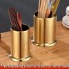 Stainless Steel and Bamboo Skewer & Chopstick Holder
