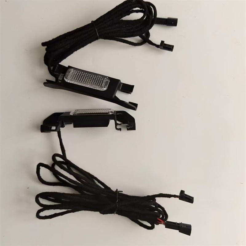 Car Rear LED Footwell Light foot lamp Cable Wire For A1 A3 A4 A5 A6 A8 Q3 Q5 Q7 Passat B6 B7 Golf 5 MK5 6 MK6 SEAT Toledo Leon