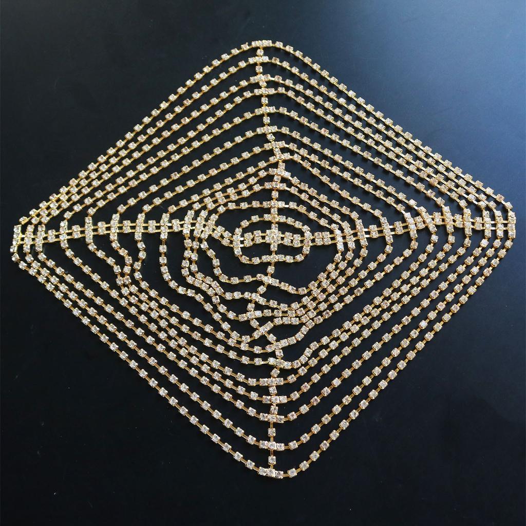 Women'S Rhinestone Hair Chain Party Fashion Full Diamond Multi-Layer Hair Accessories Headwear Women'S Headwear