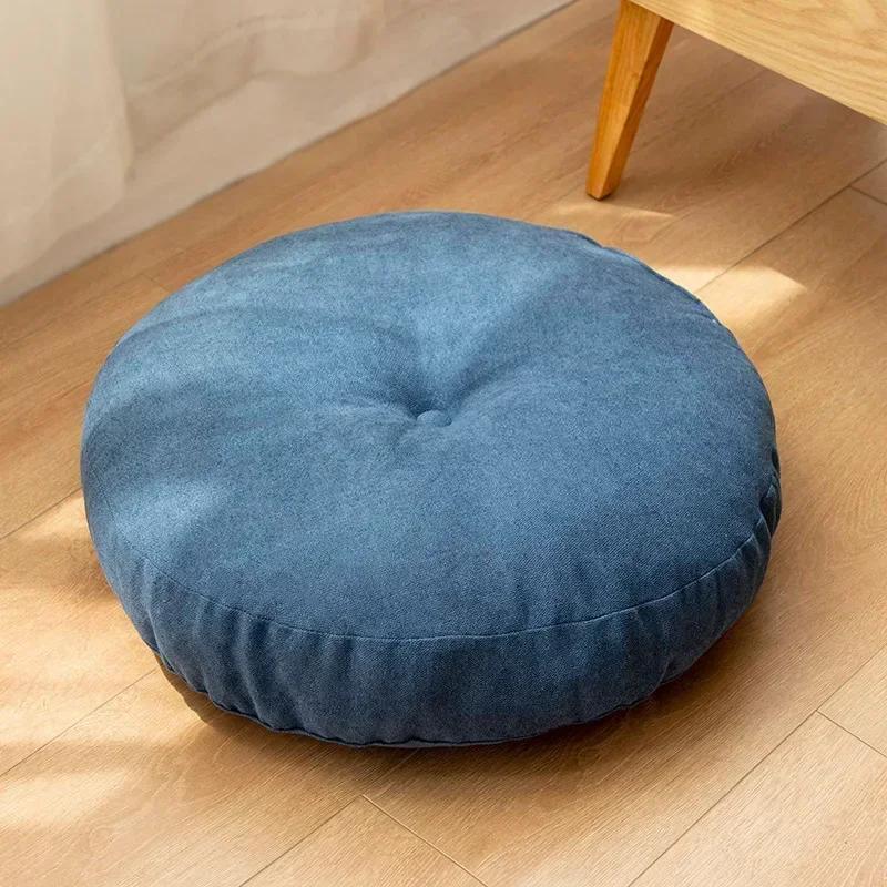Almohada de espuma viscoelástica universal desmontable y lavable para sofá de cuatro estaciones, adecuada para meditación, yoga, color sólido