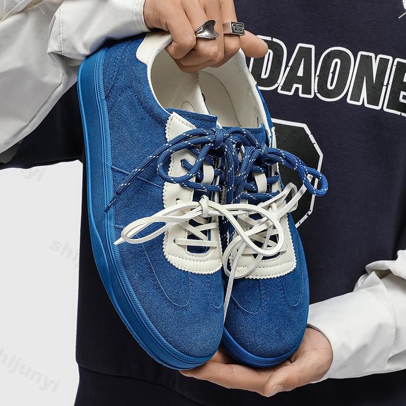 Fashion Men Outdoor Sneakers 2025 Spring Autumn New Fashion Comfortable Lace Up Casual Board Shoes Round Toe Comfortable Non Slip Flats